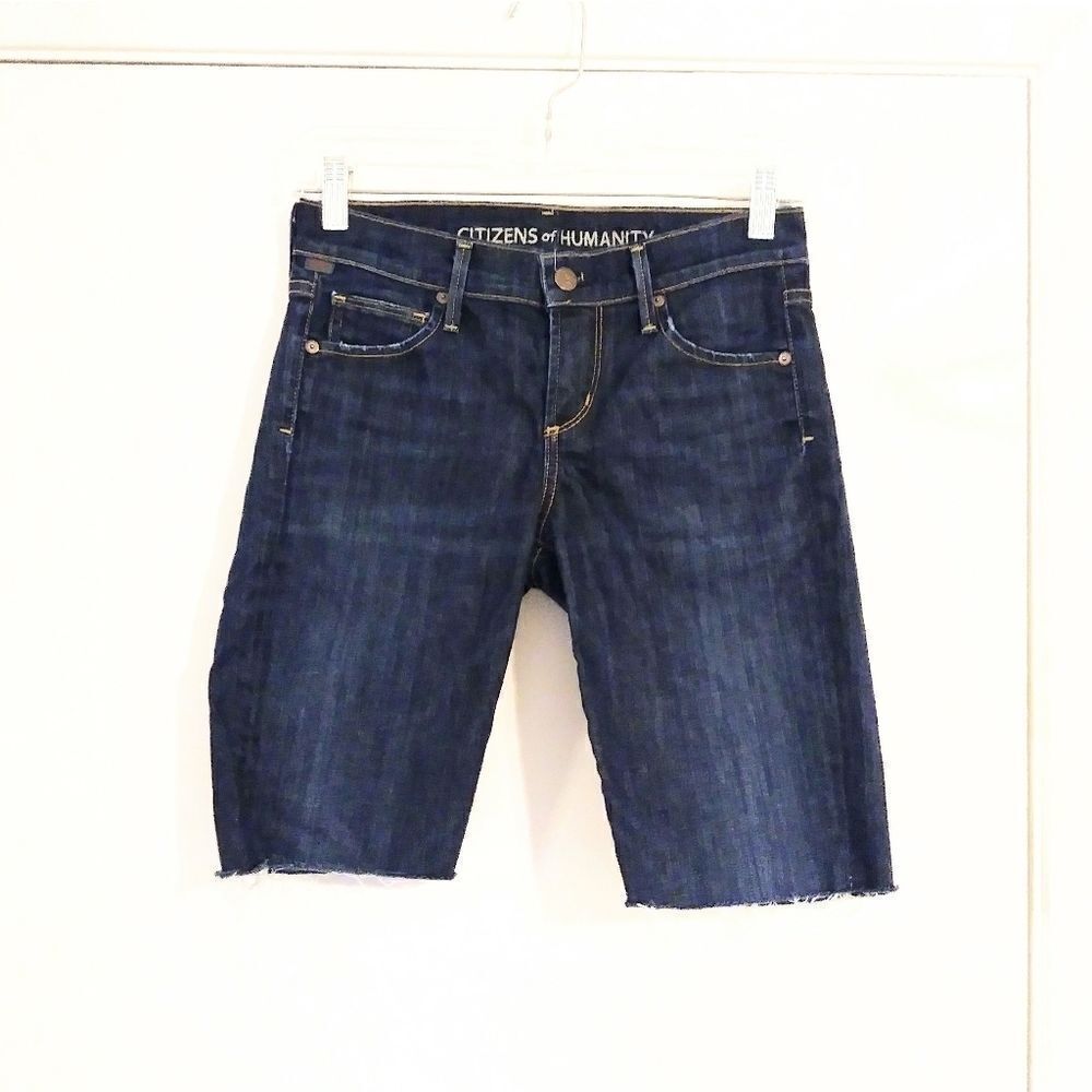 Citizens of Humanity Dark Wash Cutof Bermuda Short